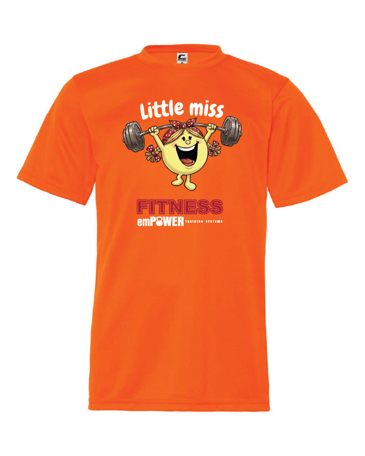 Little miss fitness Youth Performance T-Shirt - emPower