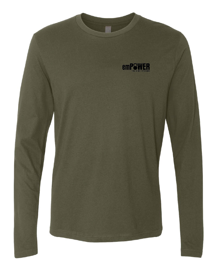 Walk out stronger, Long Sleeve Shirt - emPower