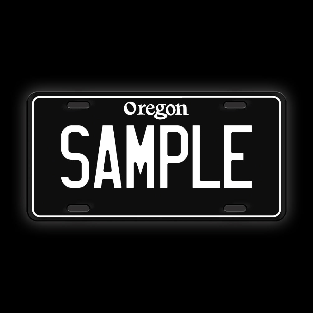 black-custom-oregon-license-plate-limitless-workshop