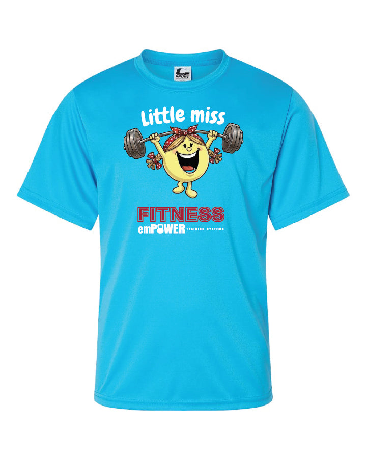 Little miss fitness Youth Performance T-Shirt - emPower