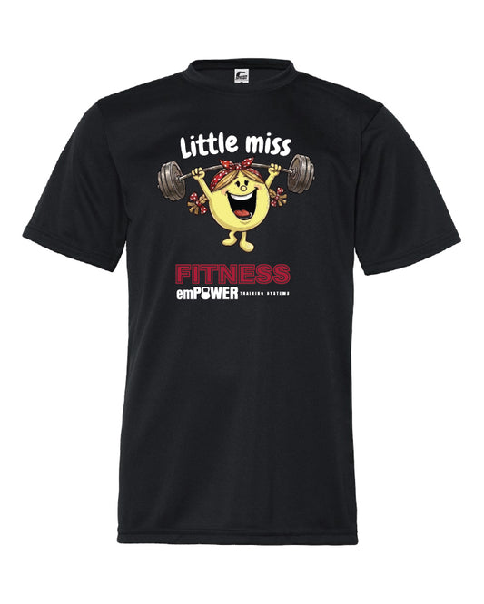 Little miss fitness Youth Performance T-Shirt - emPower
