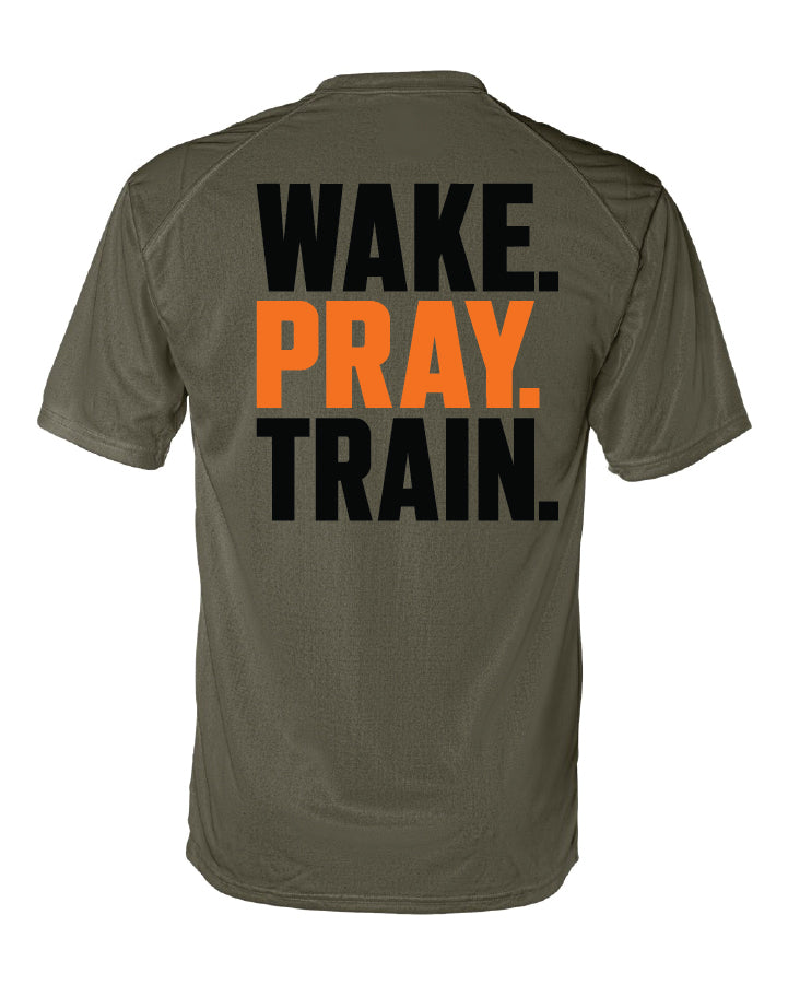 Wake, Pray, Train Unisex Performance T-shirt - emPower