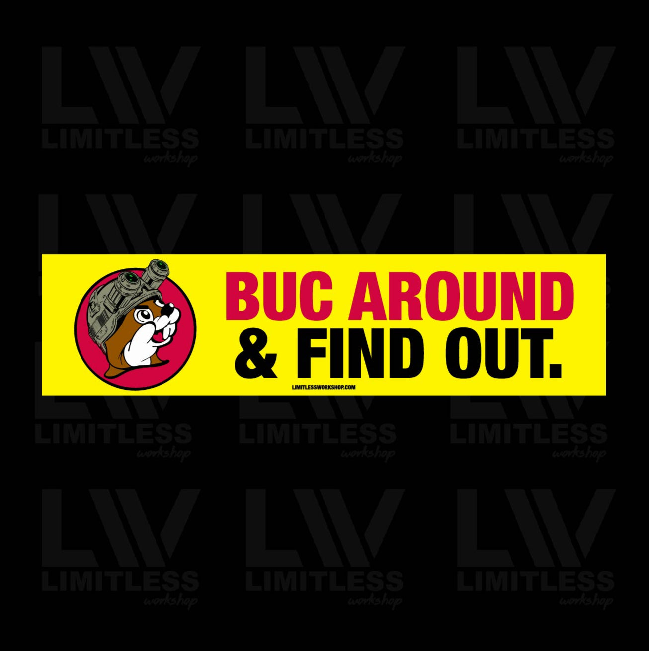 Buc Around - Slap Stickers